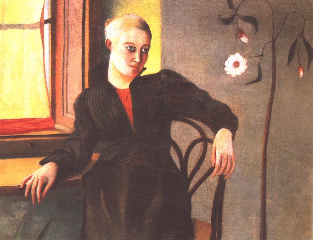 Tivadar Kosztka Csontvary Woman Sitting by the Window 1895 Fine Art Print