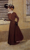 Felix Vallotton Woman with a Plumed Hat 1895 Fine Art Print