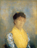 Odilon Redon Woman with a Yellow Bodice 1899 Fine Art Print