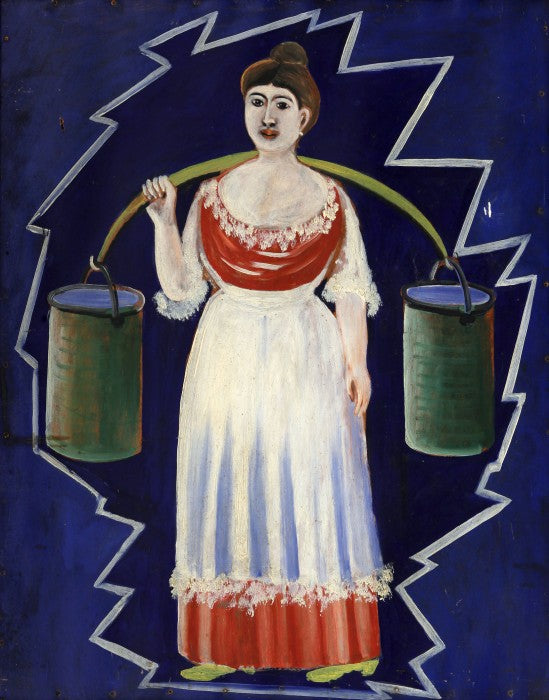 Niko Pirosmani Woman with Buckets 1906 Fine Art Print