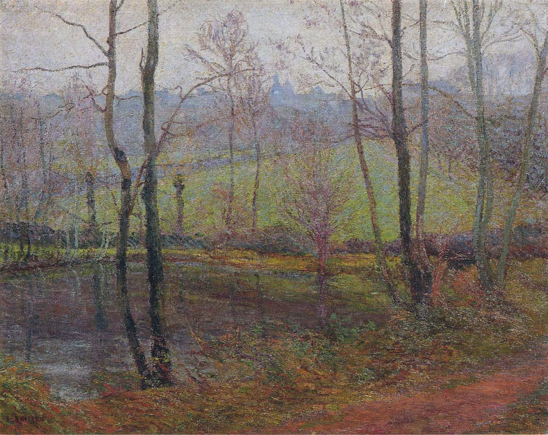 Gustave Loiseau Wooded Landscape 1906 Fine Art Print