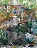 John Henry Twachtman Woodland-Stream 1891 Fine Art Print
