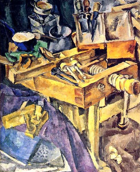 Pyotr Konchalovsky Workbench 1917 Fine Art Print