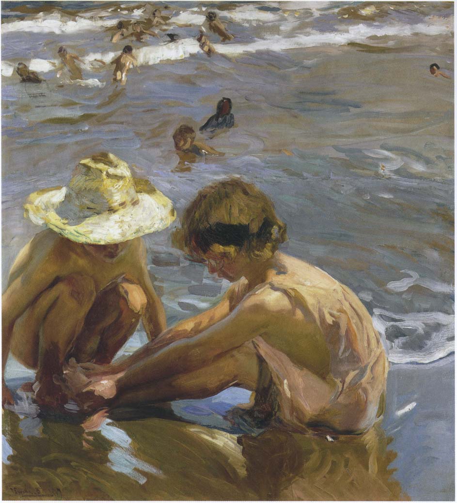 Joaquín Sorolla Wounded foot 1909 Fine Art Print