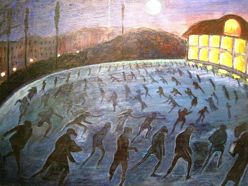 Marianne von Werefkin Ice Rink 1911 Fine Art Print