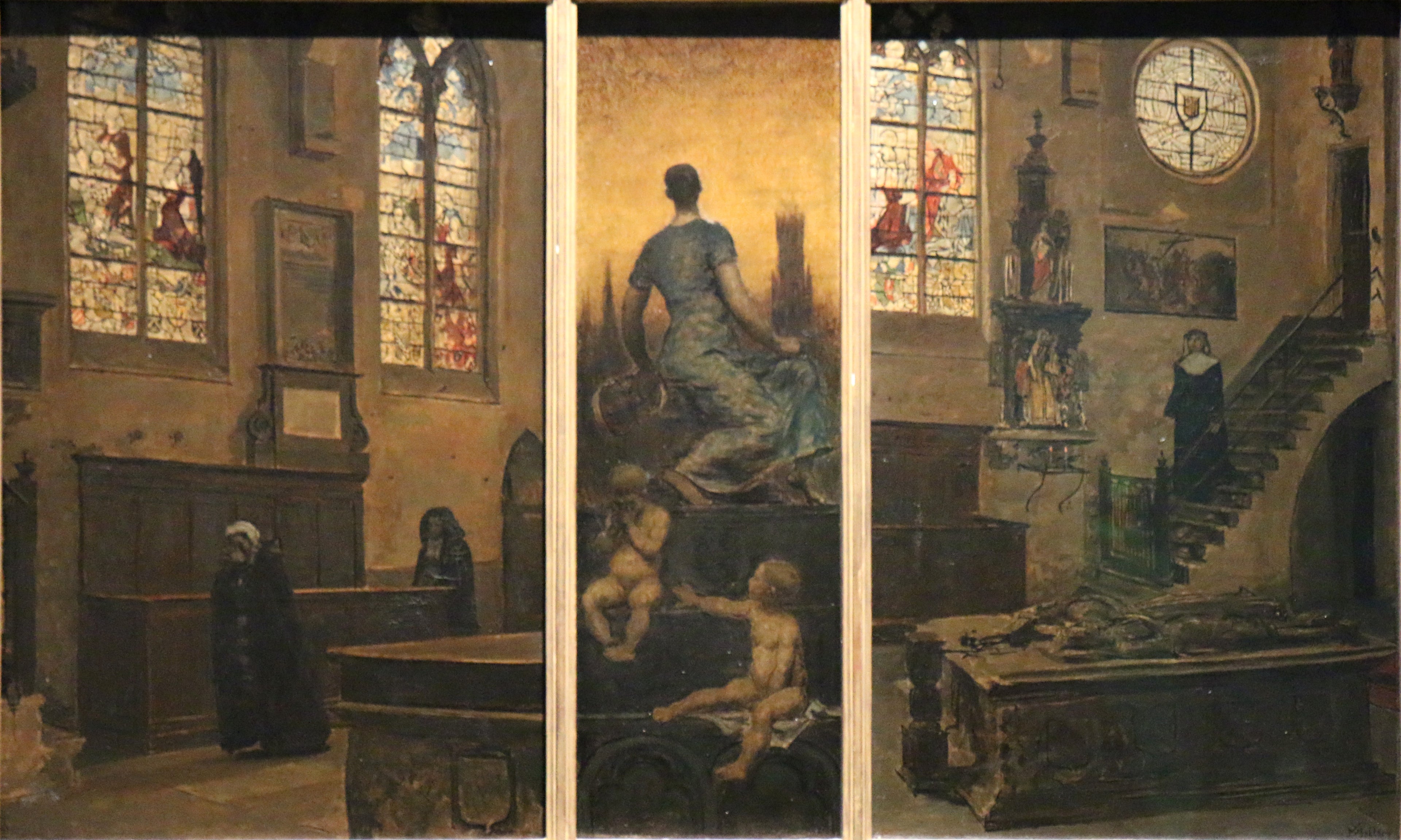 Xavier Mellery Bruges 1890 Fine Art Print