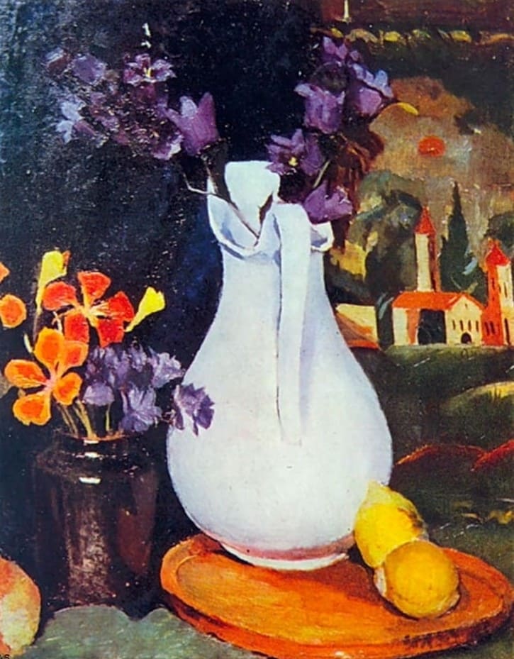 Ilya Mashkov Still Life 1910 Fine Art Print