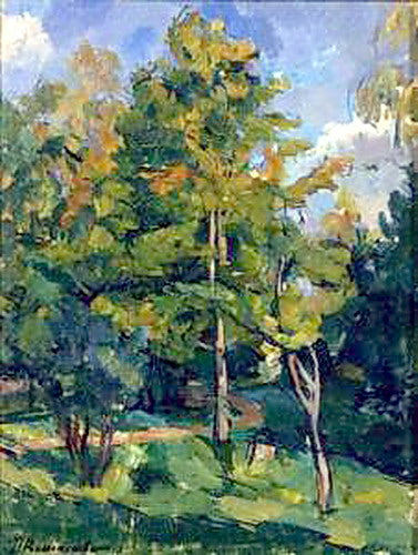 Pyotr Konchalovsky Yellowing Maples 1922 Fine Art Print