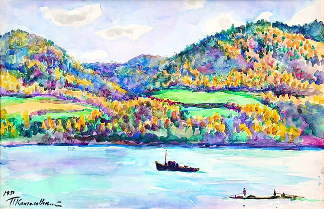 Pyotr Konchalovsky Yenisei 1951 Fine Art Print