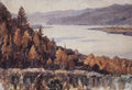 Vasily Surikov Yenisey near Krasnoyarsk 1909 Fine Art Print