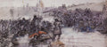 Vasily Surikov Yermak's Conquest of Siberia (Study) #3 1891 Fine Art Print