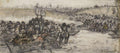 Vasily Surikov Yermak's Conquest of Siberia (Study) 1891 Fine Art Print