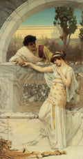 John William Godward Yes or No 1893 Fine Art Print