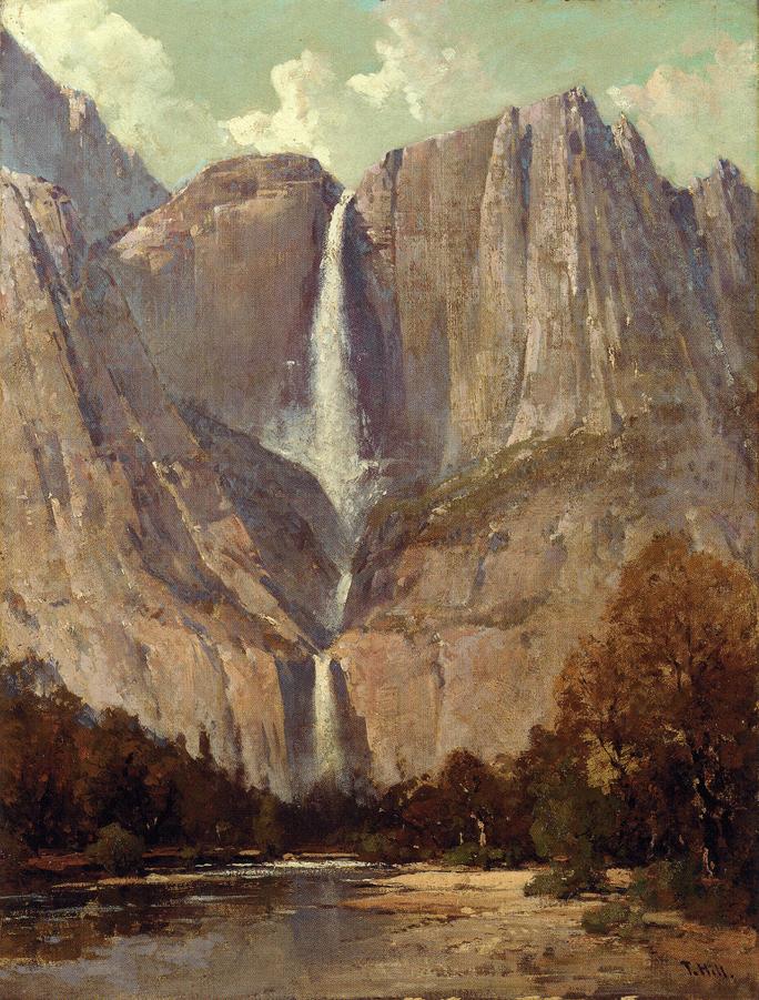 Thomas Hill Yosemite Falls 1884 Fine Art Print