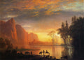 Albert Bierstadt Yosemite Valley Sunset 1865 Fine Art Print