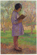 Henri Martin Young Girl Reading 1889 Fine Art Print