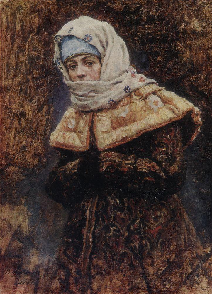 Vasily Surikov Young Lady 1886 Fine Art Print
