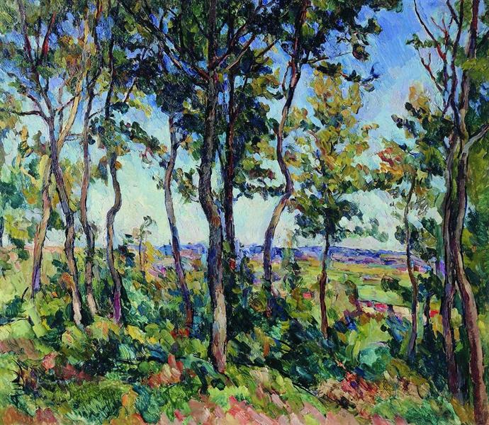 Pyotr Konchalovsky Young Oaks 1923 Fine Art Print