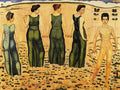 Ferdinand Hodler Youth Admired by Women 1903 Fine Art Print