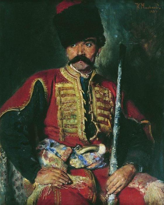 Konstantin Makovsky Zaporizhzhya Cossack 1884 Fine Art Print