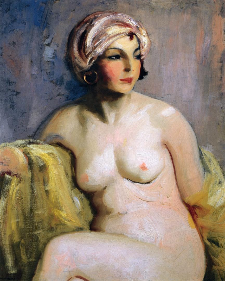 Robert Henri Zara Levy, Nude 1923 Fine Art Print