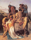 William-Adolphe Bouguereau Zenobia found by shepherds 1850 Fine Art Print
