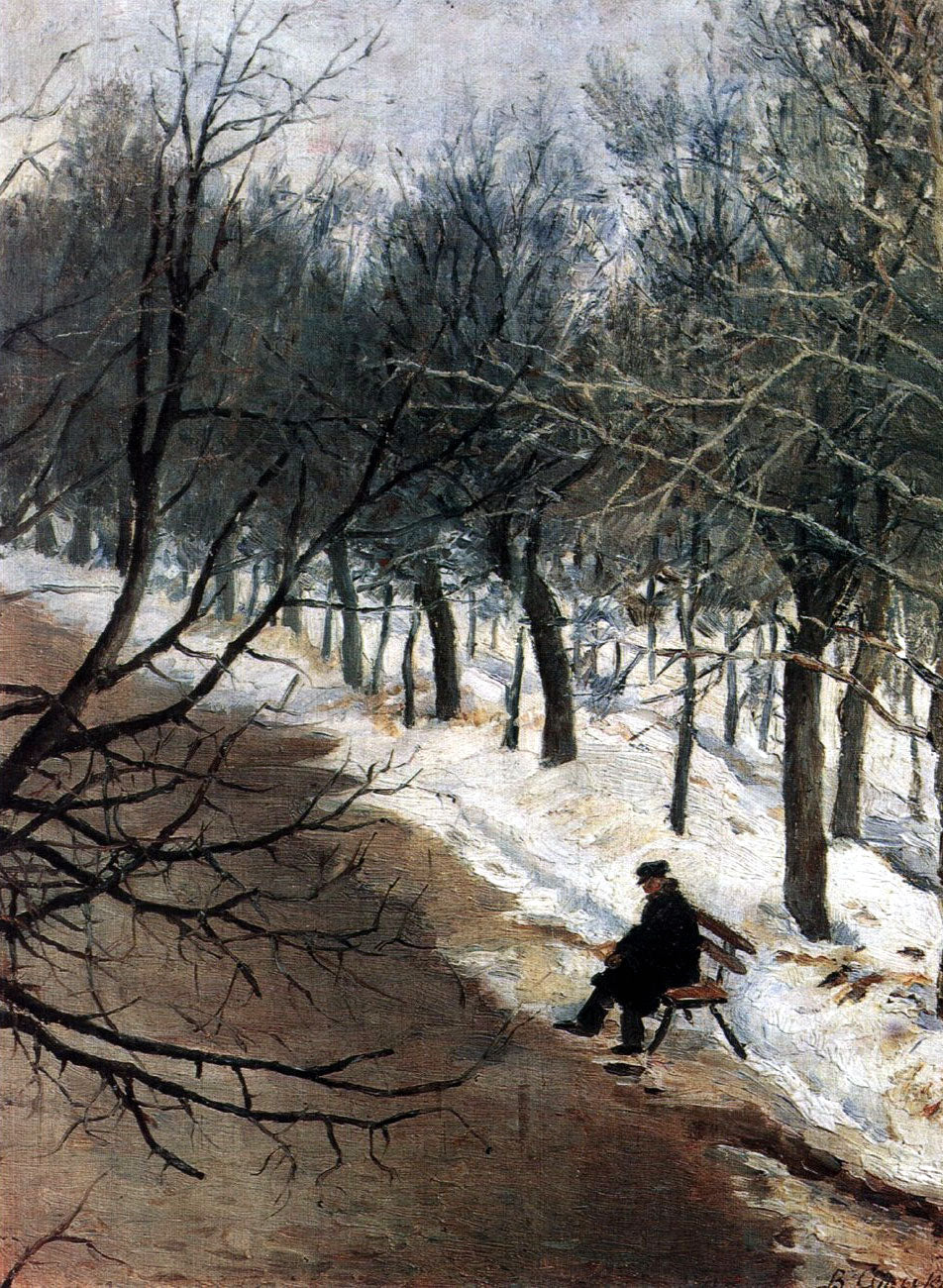 Vasily Surikov Zubovsky Boulevard in Winter 1886 Fine Art Print