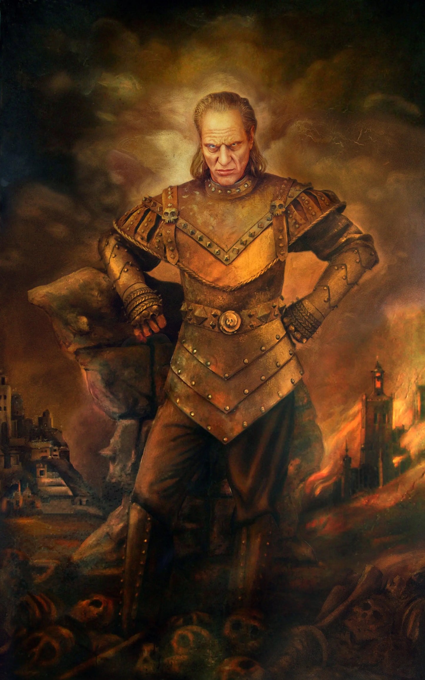 Ghostbusters 2 Vigo the Carpathian Painting - 17" x 22" Movie Prop Fine Art Print Jakero77