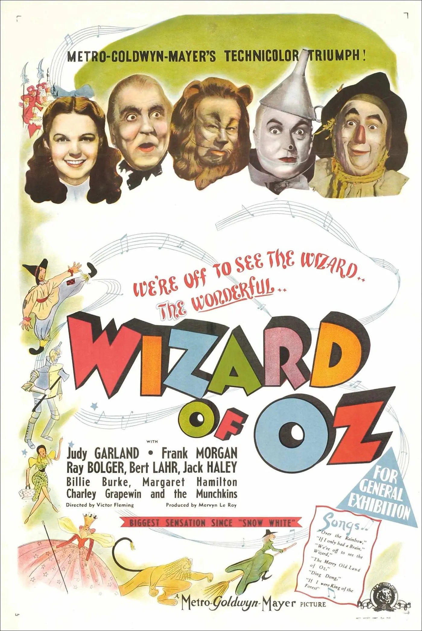 The Wizard of Oz 1939 Movie Poster Judy Garland - 17" x 22" Fine Art Print Jakero77