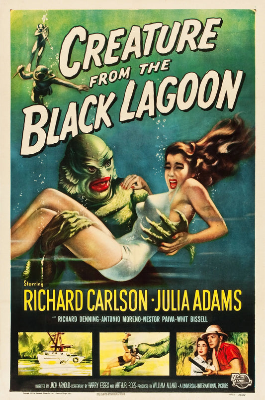 Creature From the Black Lagoon 1954 Movie Poster - 17" x 22" Fine Art Print Jakero77