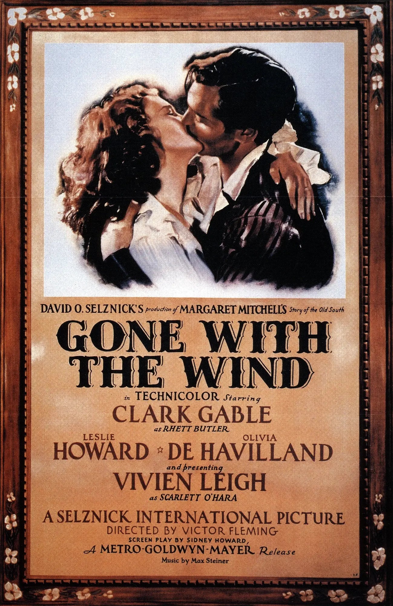 Gone With The Wind Movie Poster 1939 Vintage - 17" x 22" Fine Art Print Jakero77
