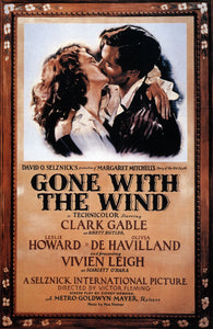 Gone With The Wind Movie Poster 1939 Vintage - 17" x 22" Fine Art Print