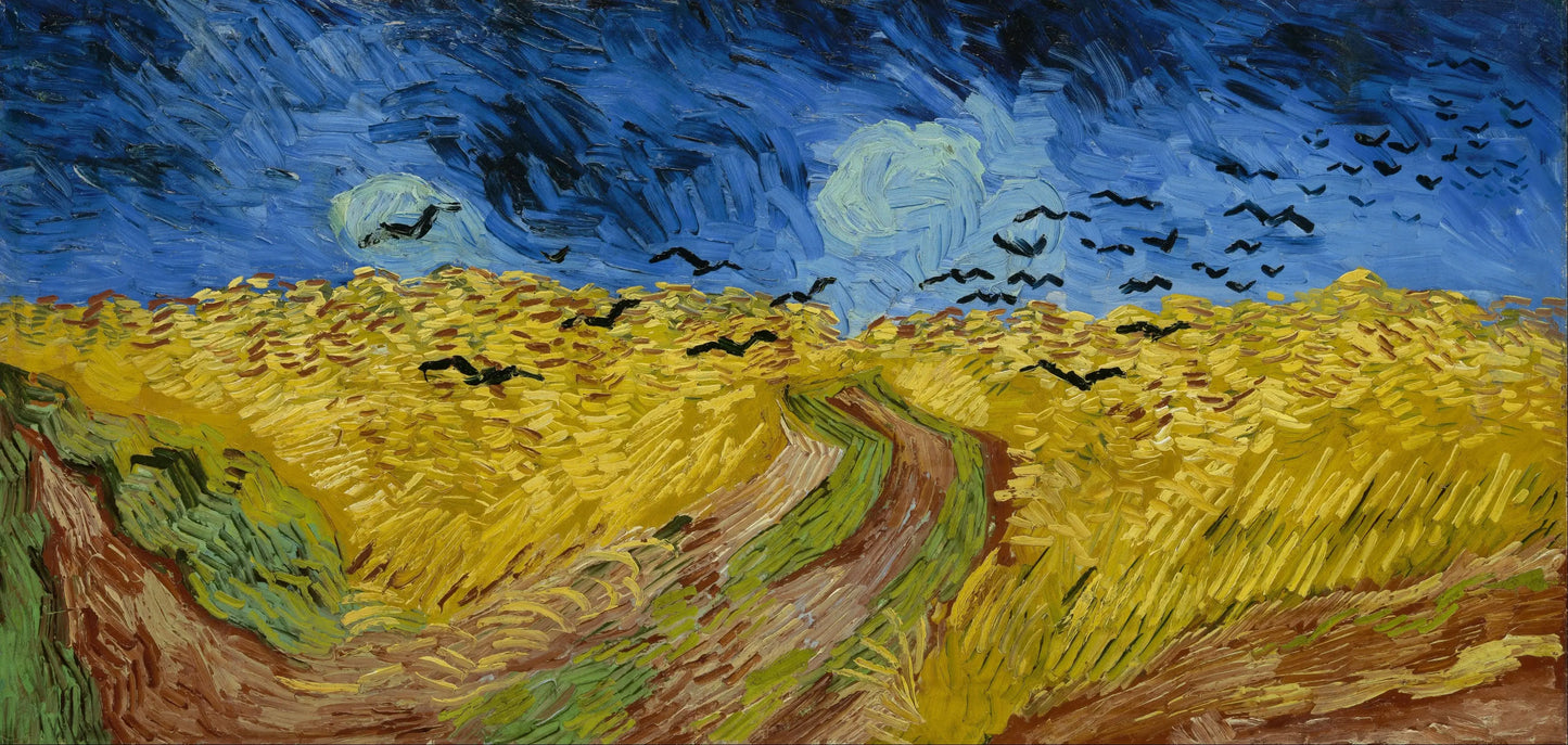 Vincent van Gogh Wheatfield With Crows 1890 - 17" x 22" Fine Art Print Jakero77