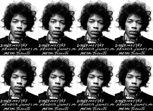 Jimi Hendrix Mugshot 1969 Joe Rogan Podcast - 17" x 22" Fine Art Print