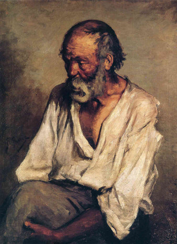 The Old Fisherman (1895) by Pablo Picasso - 17" x 22" Fine Art Print