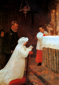 First Communion (1896) by Pablo Picasso - 17" x 22" Fine Art Print
