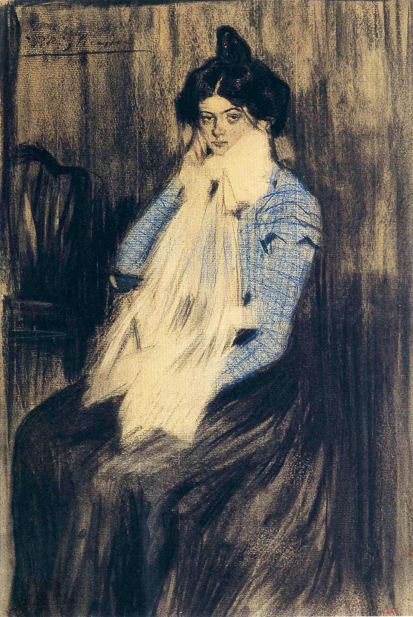 Lola (1899) by Pablo Picasso - 17" x 22" Fine Art Print