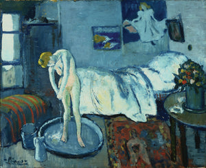 A Blue Room. A Tub (1901) by Pablo Picasso - 17" x 22" Fine Art Print