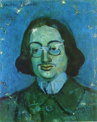 Portrait of Jaime Sabartes (1901) by Pablo Picasso - 17" x 22" Fine Art Print