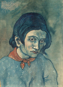 Female Head (1902) Unsigned by Pablo Picasso - 17" x 22" Fine Art Print