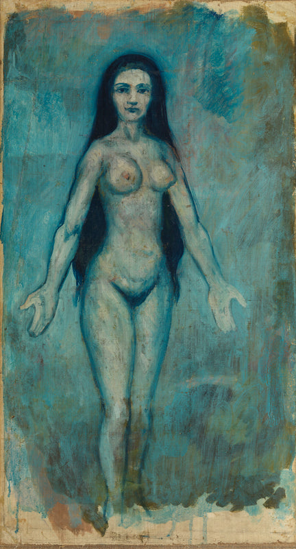 Naked Woman with Dripping Hair (1903) Pablo Picasso - 17" x 22" Fine Art Print