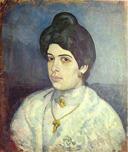 Portrait of Corina Romeu (1902) Pablo Picasso - 17" x 22" Fine Art Print