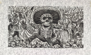 Calavera from Oaxaca by Jose Guadalupe Posada (1903) - 17" x 22" Fine Art Print