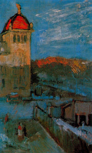 Palace of Arts, Barcelona (1903) Pablo Picasso - 17" x 22" Fine Art Print