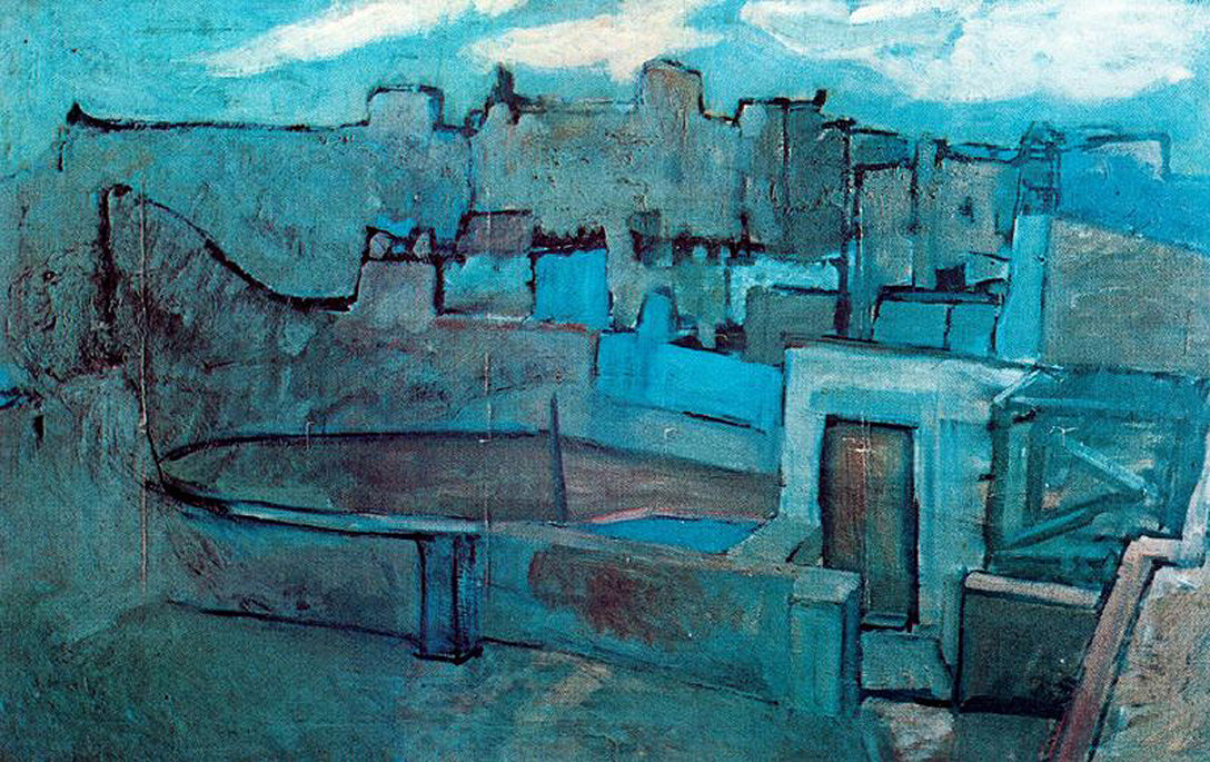 The Roofs of Barcelona (1903) Pablo Picasso - 17" x 22" Fine Art Print