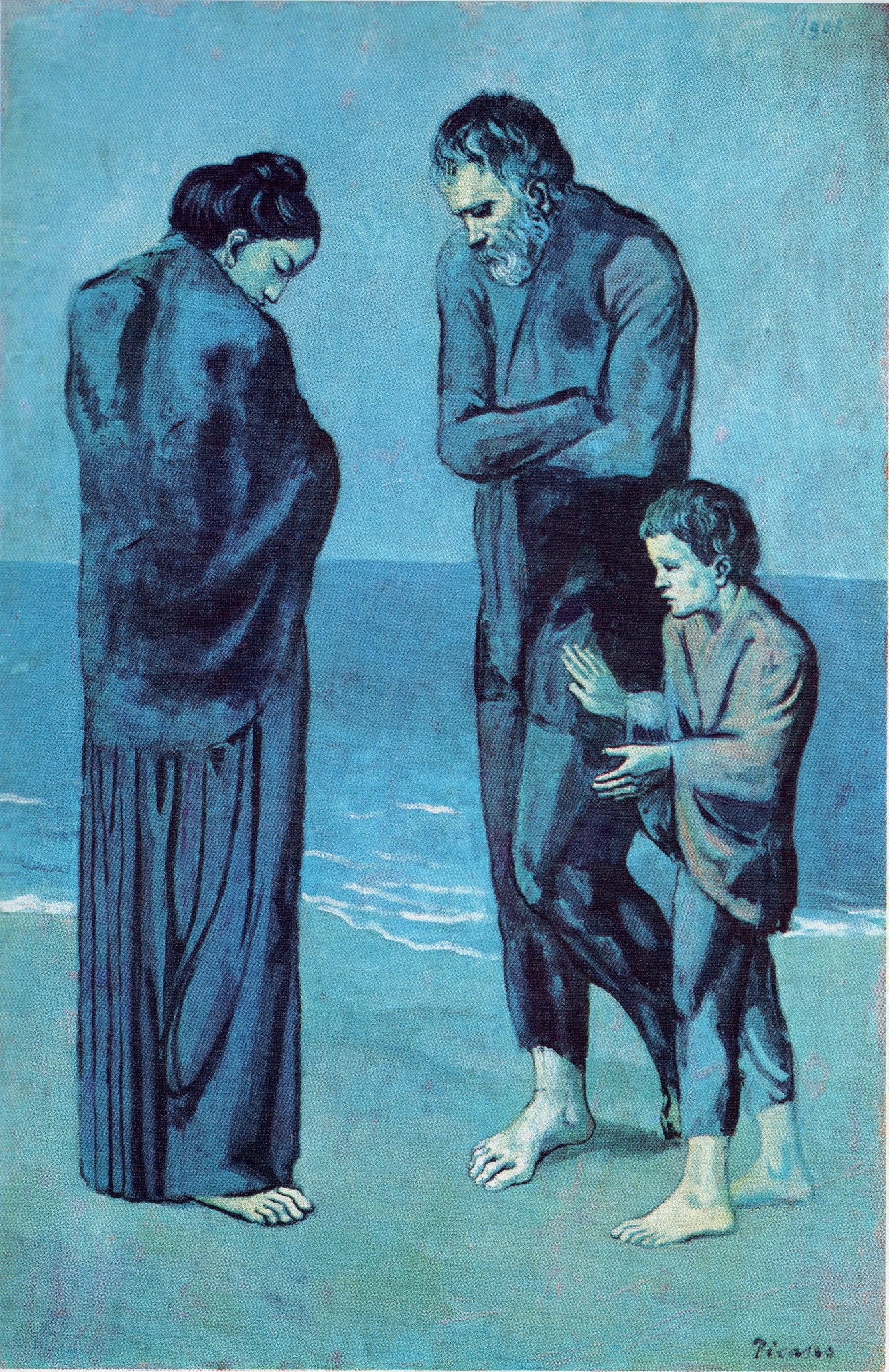 The Tragedy (1903) Signed Pablo Picasso - 17" x 22" Fine Art Print