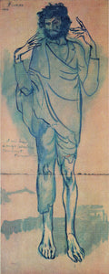 The Fool (1904) Signed by Pablo Picasso - 17" x 22" Fine Art Print