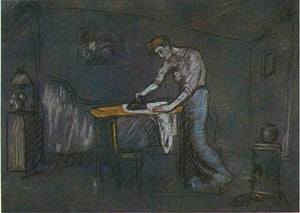 The Room of the Ironer (1904) by Pablo Picasso -17" x 22" Fine Art Print