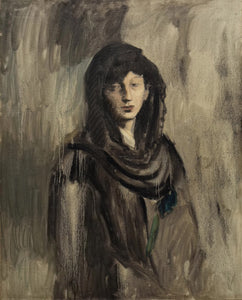 Fernande with a Black Mantilla 1905 by Picasso -17" x 22" Fine Art Print