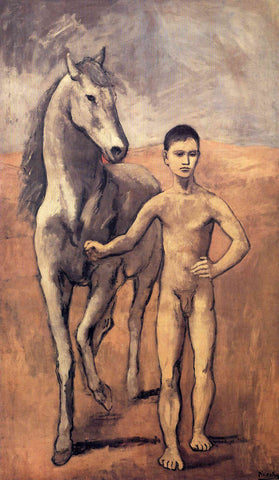 Boy Leading a Horse (1906) Signed Pablo Picasso - 17" x 22" Fine Art Print